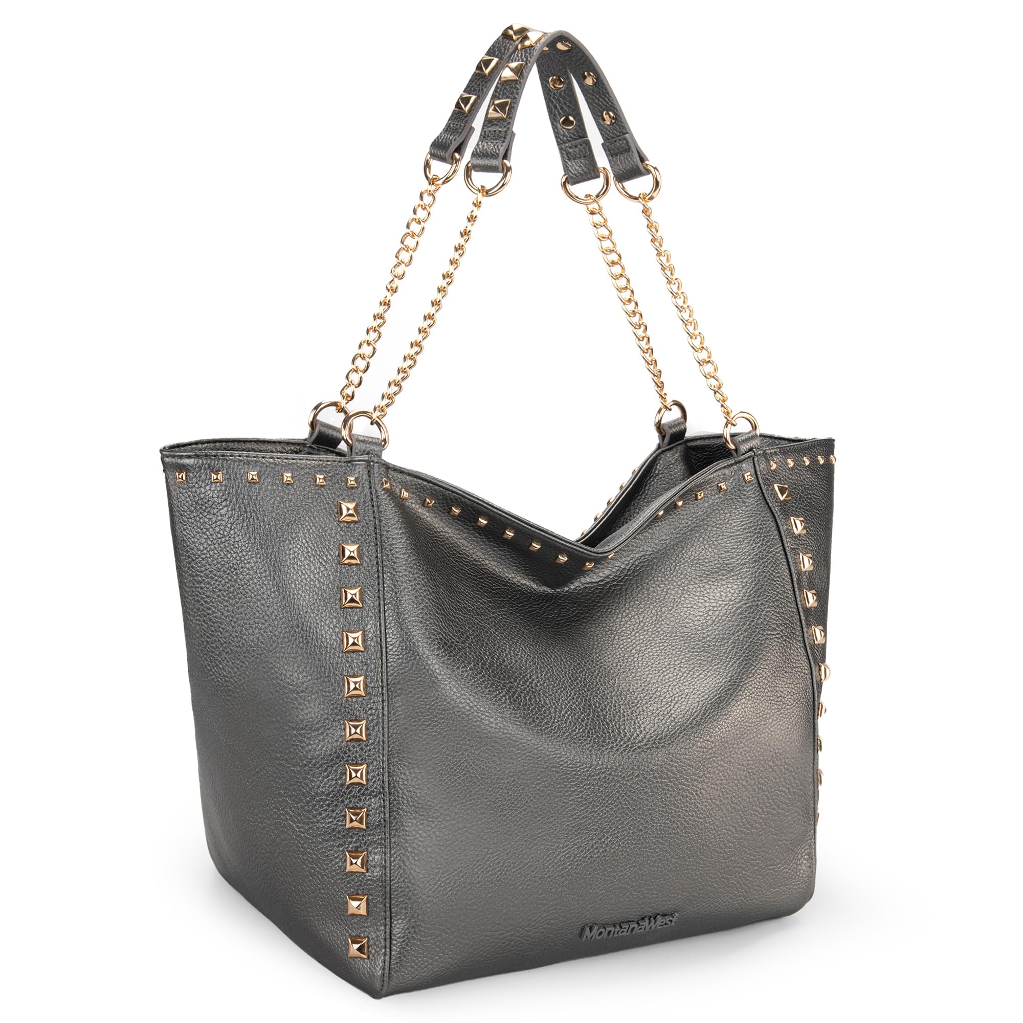 Montana West Hobo Bags for Women - Extra Large Tote Shoulder Purse with Chain Strap | Stylish Handbag for Work, Travel & Everyday Use