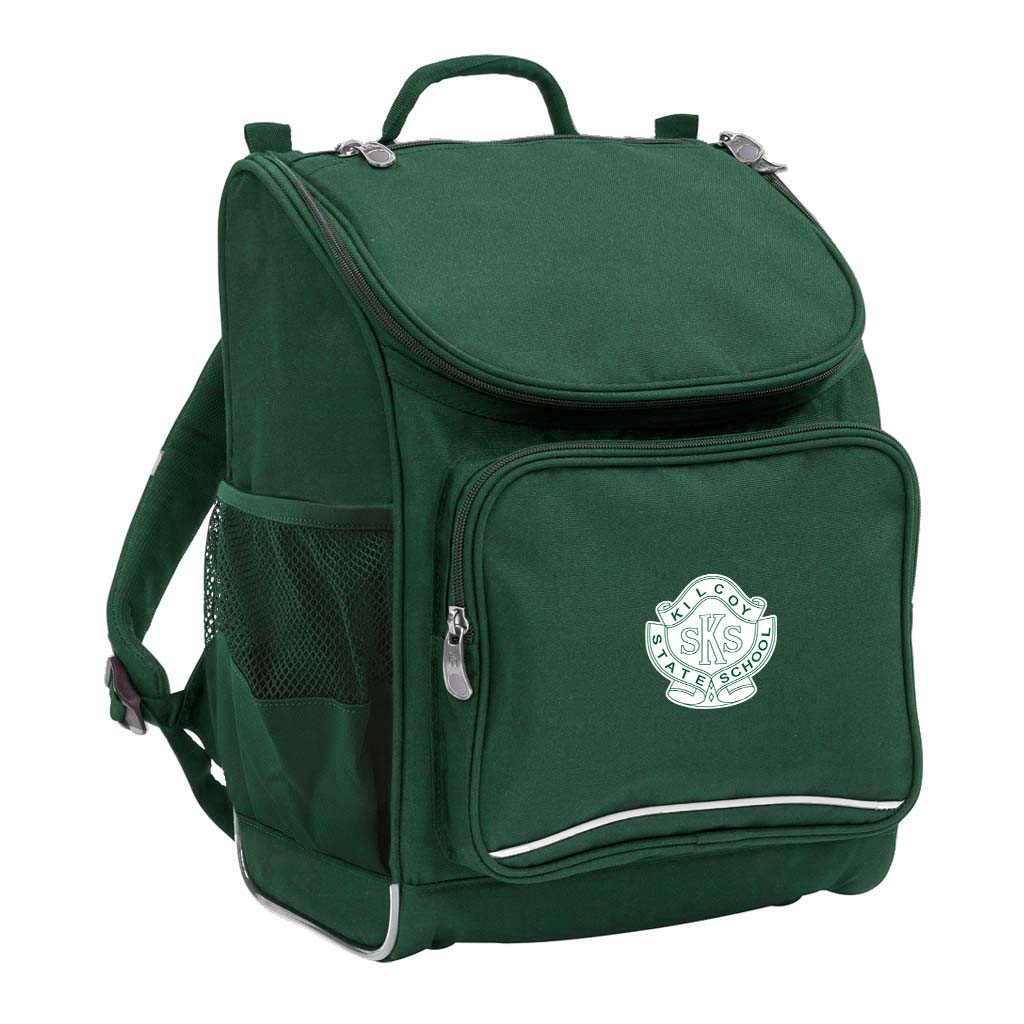 Kilcoy State School Mighty Tuff Pack PRIMARY 24L Backpack - Durable Green School Bag for Kids | Perfect for Elementary Students, School Supplies & Daily Use