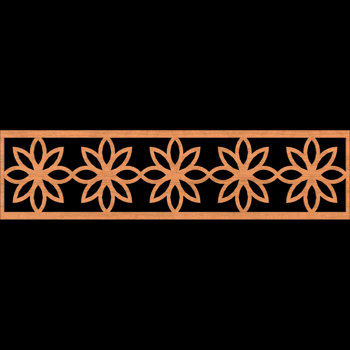 Daisy Fretwork Moulding - Decorative Wood Trim for Home Decor, DIY Crafts, and Furniture Accents | Perfect for Wall Paneling, Cabinet Doors, and Picture Frames
