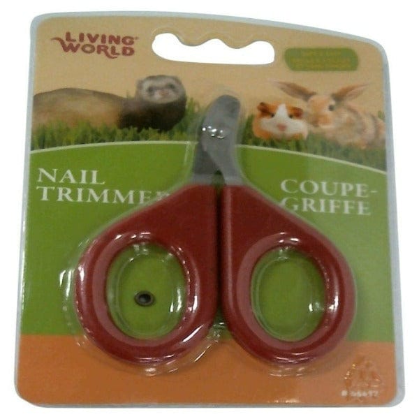 Living World Small Animal Nail Clipper - Safe & Easy Pet Grooming Tool for Rabbits, Guinea Pigs, Hamsters - Perfect for At-Home Nail Care & Trimming