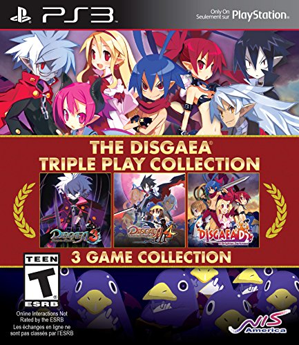 Disgaea Triple Play Collection for PlayStation 3 - Bundle of 3 Classic RPG Games | Perfect for Strategy Gamers & Anime Fans