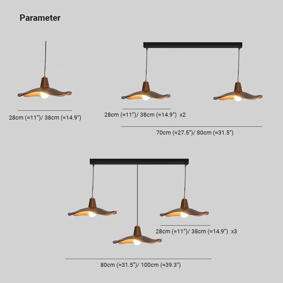 Modern Resin Pendant Light - Unique Lampshade Design for Bedroom, Living Room & Dining Room | Elegant Ceiling Lighting Fixture for Home Decor