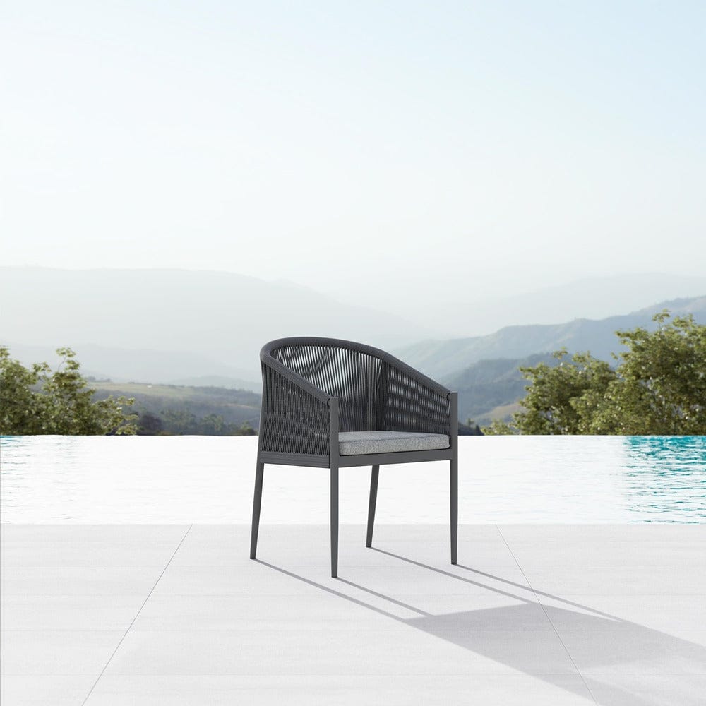 Catalina Outdoor Dining Chair - Weather-Resistant Patio Furniture for Garden, Poolside, and Backyard Relaxation