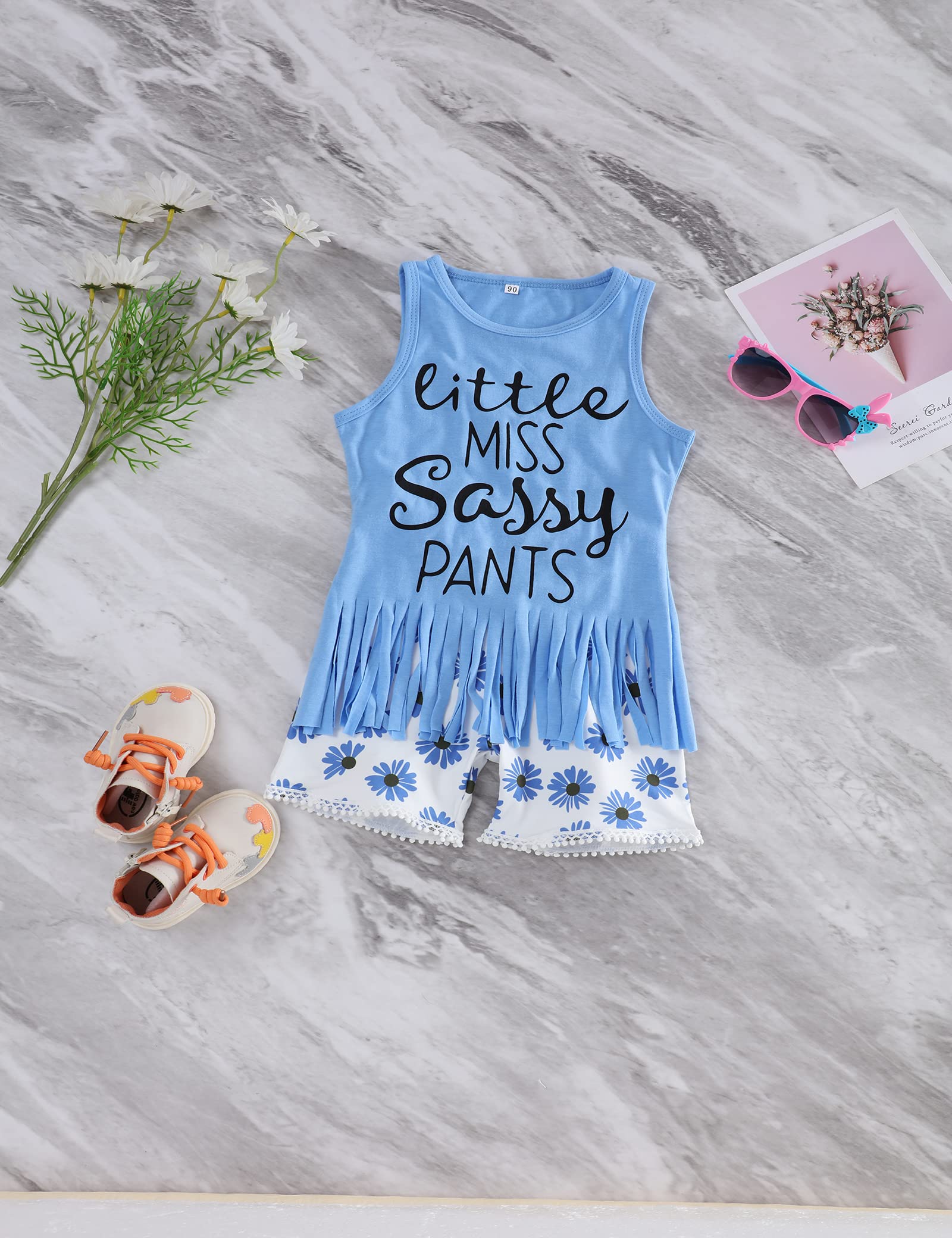 Hipea Toddler Girl Outfits - Floral Sleeveless Tank Top & Shorts Set with Headband for Summer | Cute Playtime & Beach Outfits for Baby Girls