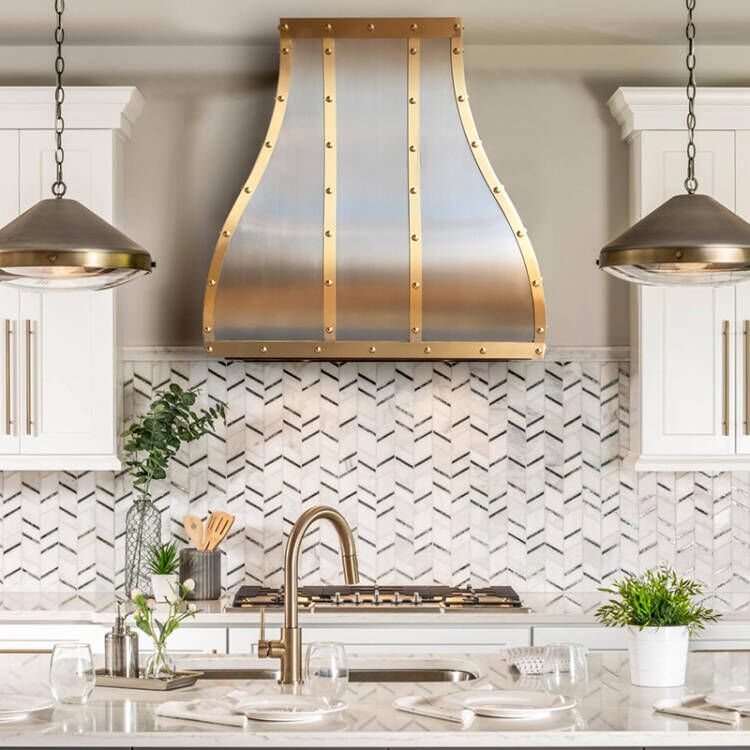 RHM Custom Stainless Steel S-Curve Range Hood H1 2BTR - Professional Kitchen Ventilation for Greg | Perfect for Modern Home & Restaurant Cooking Areas