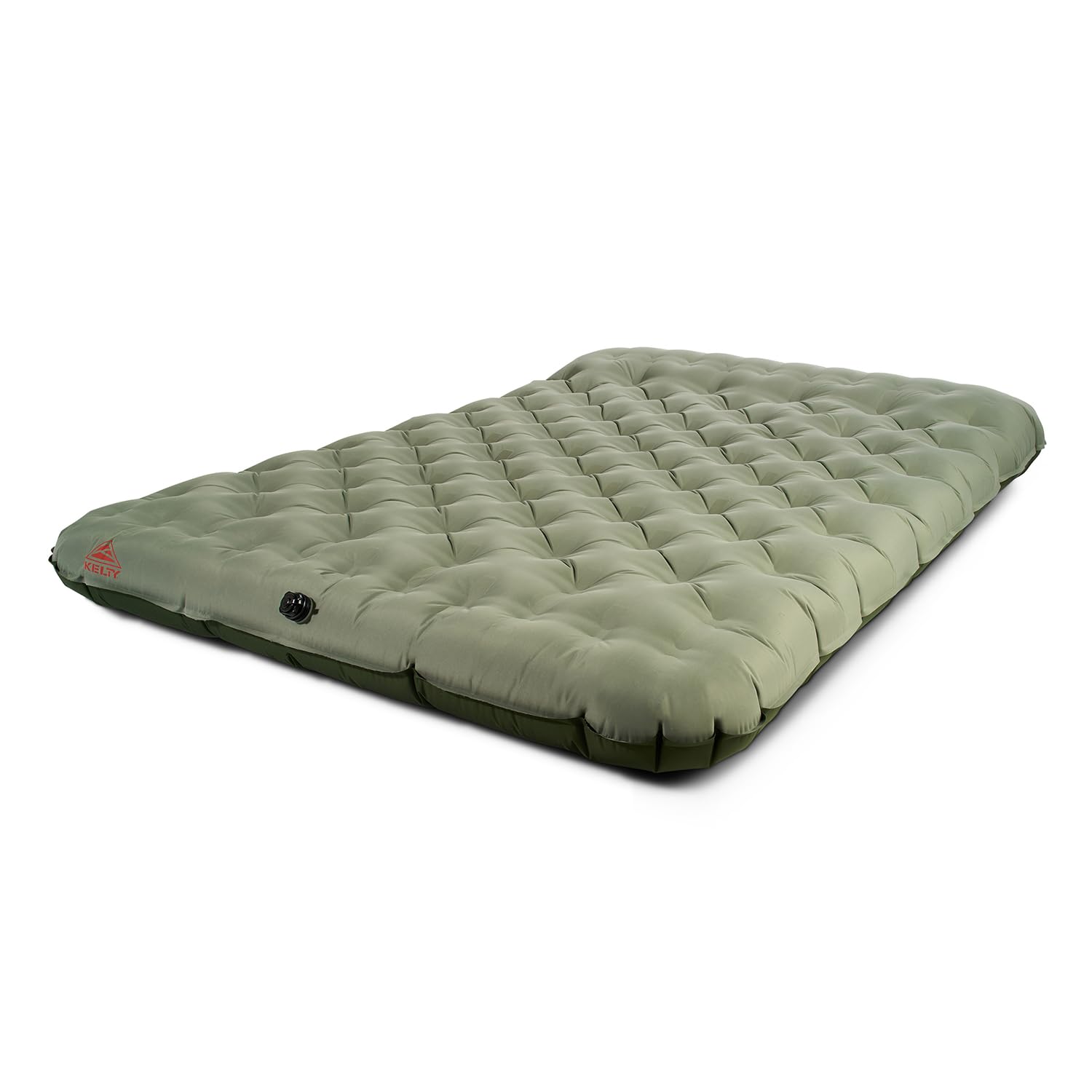 Kelty Kush Queen Air Mattress with Battery-Powered Pump - PVC-Free, 6-Inch Plush Camping Bed for Indoor & Outdoor Use - Includes Carry Bag - Perfect for Camping, Guest Beds, and Home Comfort