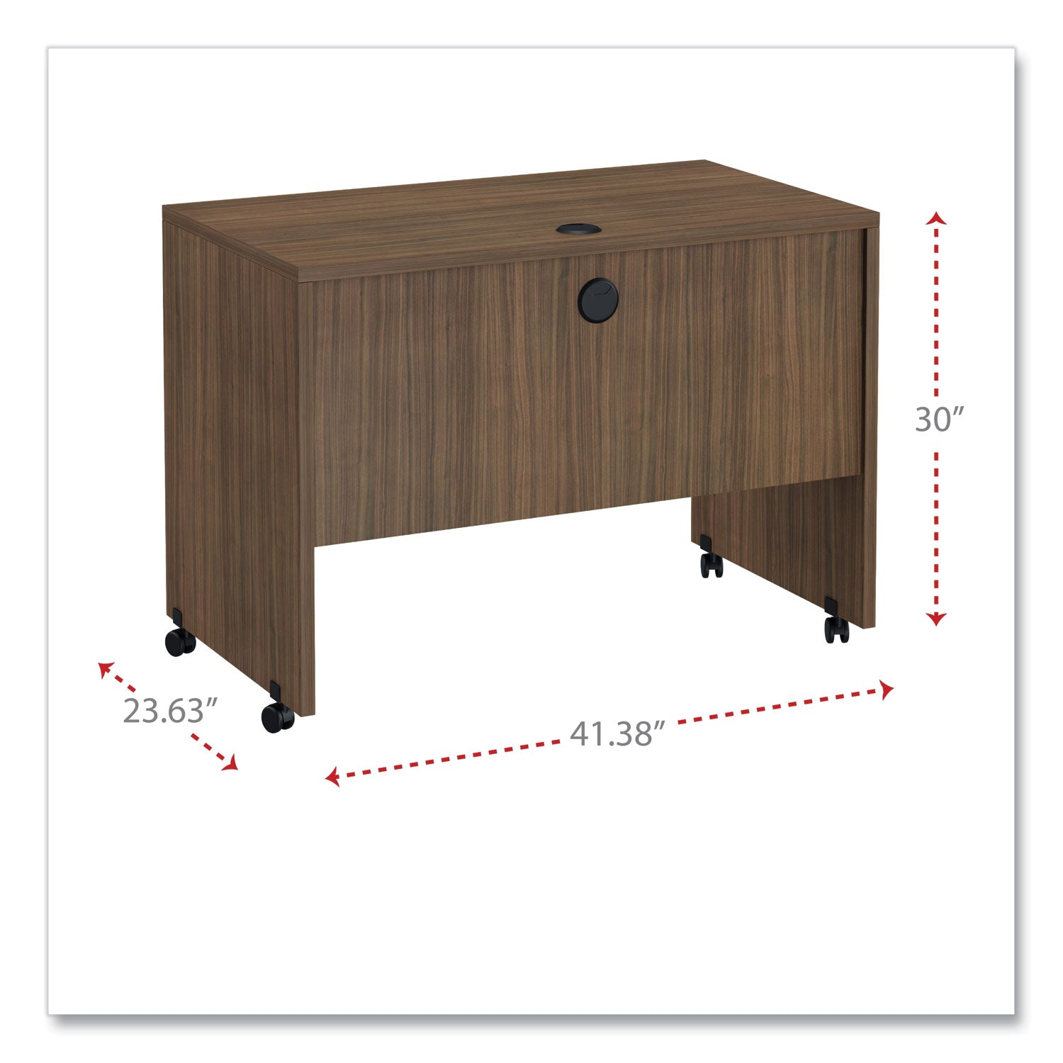 Alera Valencia Series Mobile Workstation Desk - 41.38