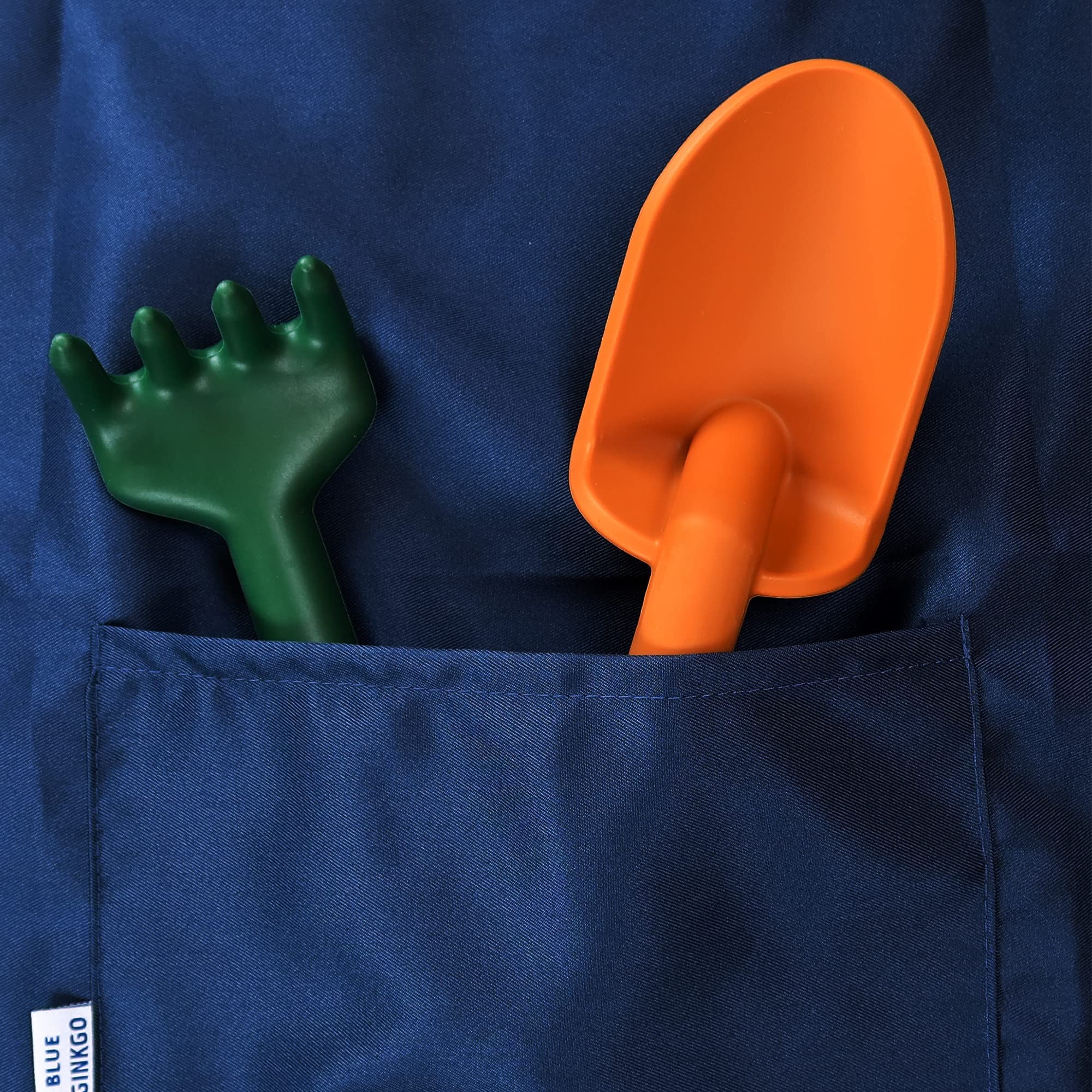 BLUE GINKGO Toddler Gardening Tools Set - Kids Shovel, Rake, Watering Can & Sand Molds | Durable Silicone Beach & Garden Toys for Toddlers | Outdoor Learning & Sensory Play Toys (Terracotta) | Perfect for Sandbox, Backyard & Beach Activities