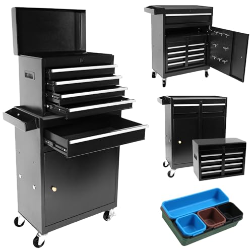 5+1 Drawers Black