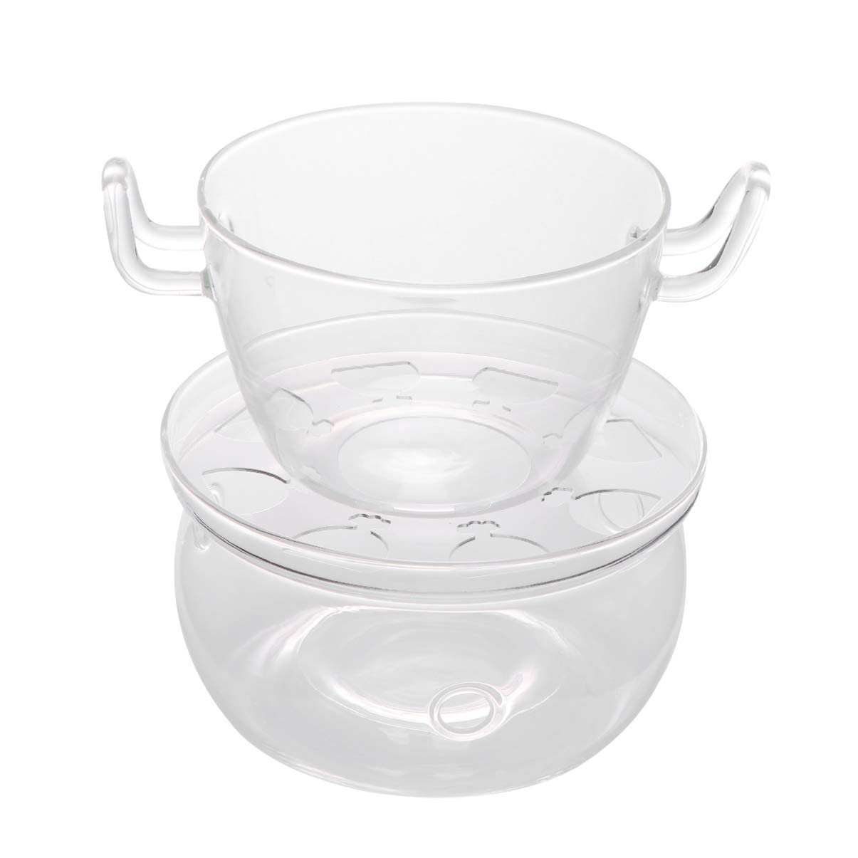 TOYANDONA 1 Set Glass Melting Pot Double Boiler - Heat-Resistant Glass Milk Warmer & Coffee Pot for Melting Butter, Chocolate, Candy, Cheese, Caramel - Perfect for Candle Making, DIY Desserts & Kitchen Use