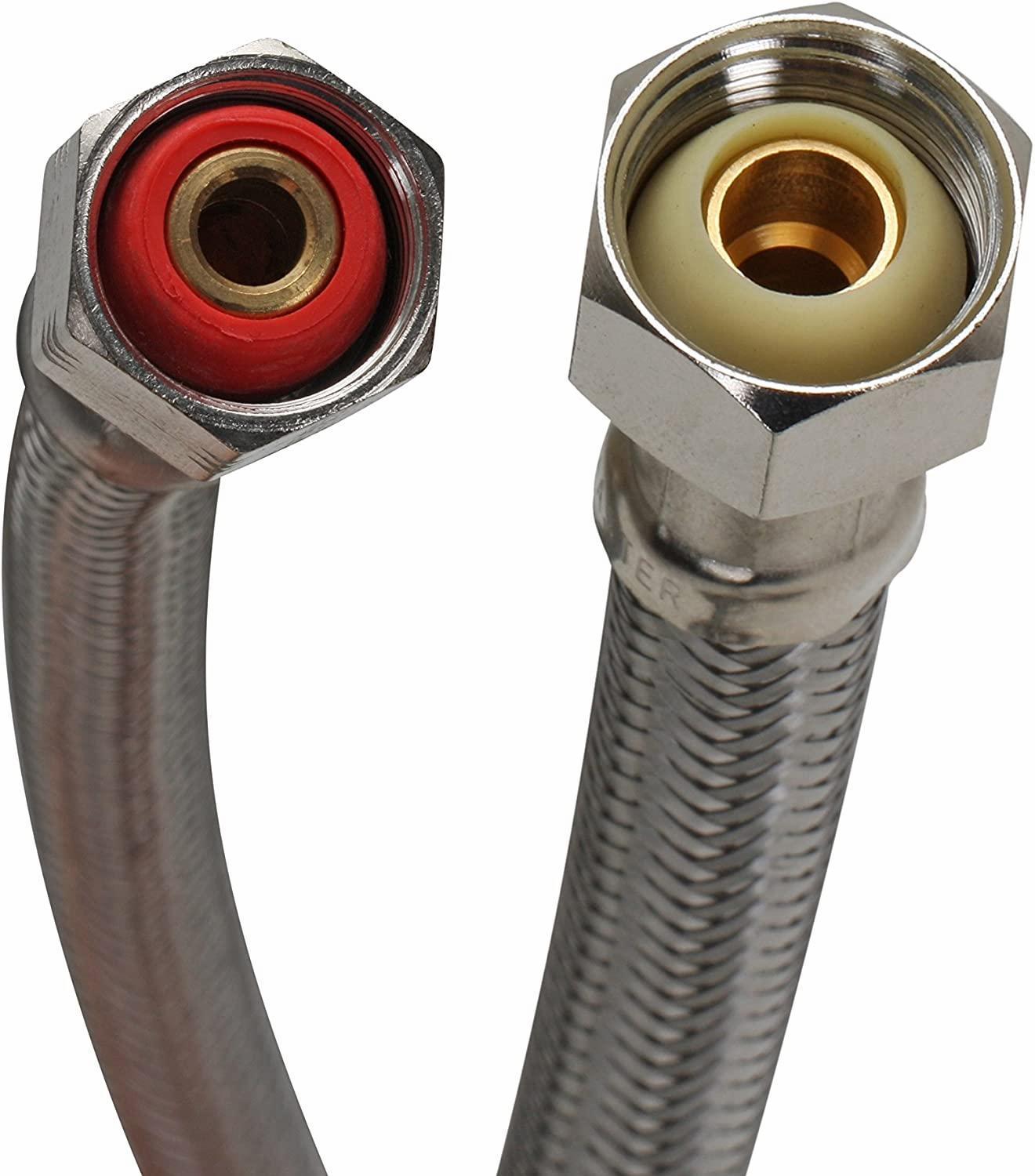 20 Pack Flexible Faucet Connector 1/2