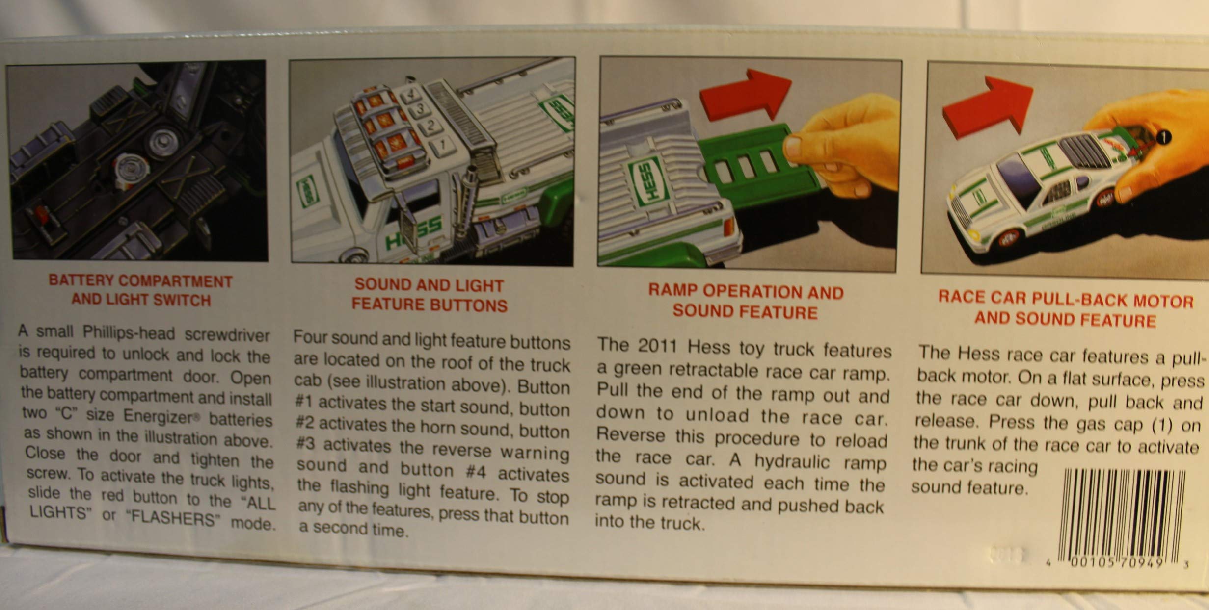 Hess 2011 Toy Truck and Race Car - Collectible Diecast Vehicles for Kids and Adults - Perfect for Playtime, Gifts, and Display