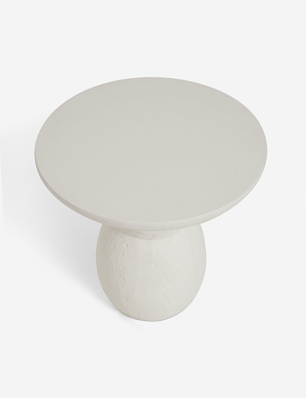 Sarah Sherman Samuel Clouded Round Side Table - Modern Accent Table for Living Room, Bedroom & Office - Stylish Small End Table with Minimalist Design