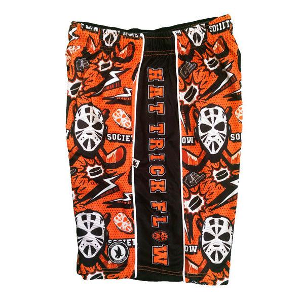 Boys Orange Hat Trick Attack Short Sleeve Soccer Jersey - Perfect for Youth Soccer Games, Training & Team Uniforms