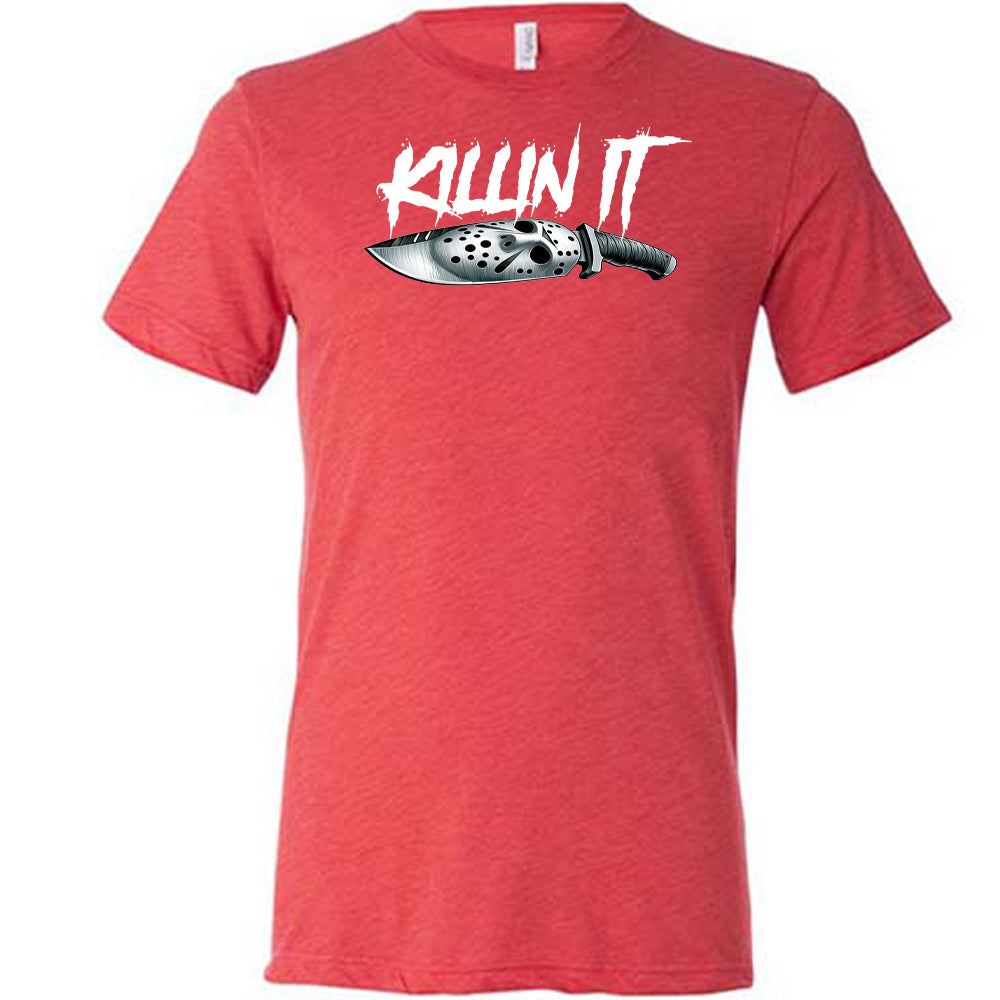 Unisex Slasher Killin It T-Shirt - Horror Movie Fan Gift, Halloween Costume, Casual Streetwear