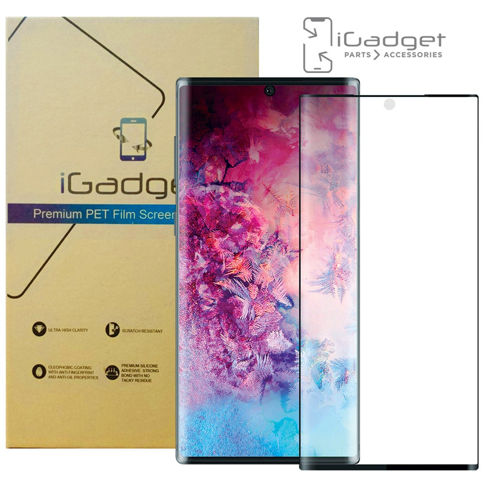 Samsung Galaxy Note 10 Screen Protector - 3D Curved PET Film for Scratch Protection | Perfect Fit for Galaxy Note 10 Smartphone | Ideal for Work, Travel & Everyday Use