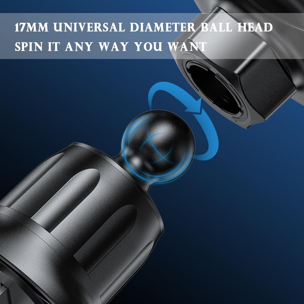 2023 Upgraded N52 Super Magnetic Car Phone Holder - 360° Rotatable Universal Vent Mount Compatible with MagSafe & All Smartphones - Perfect for Hands-Free Driving & GPS Navigation