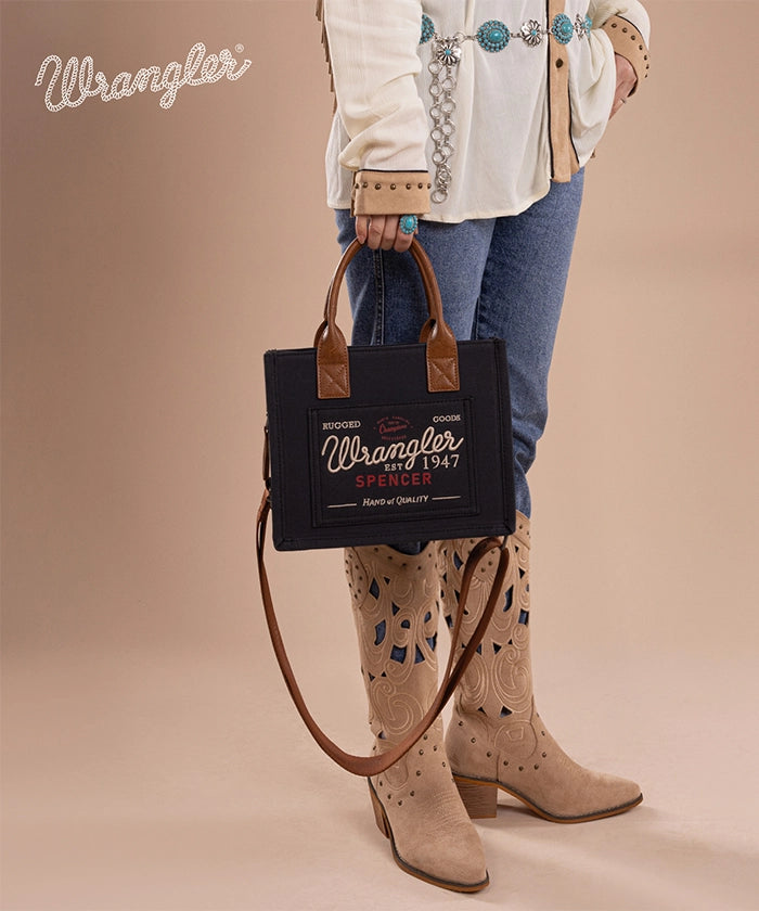 Wrangler Canvas Crossbody Purse for Women - Durable & Stylish Shoulder Bag - Perfect for Travel, Shopping & Everyday Use