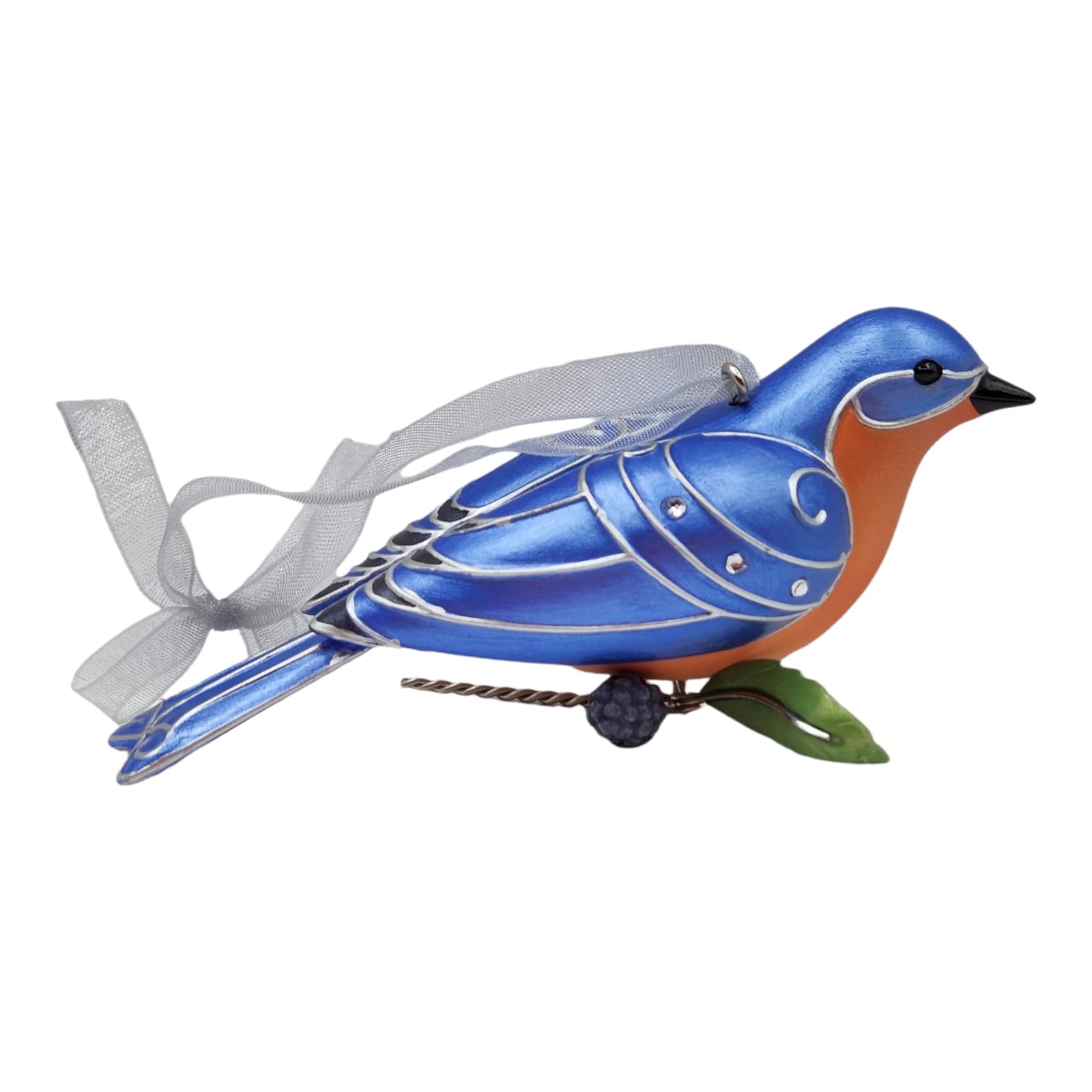 Hallmark 2010 Eastern Bluebird Ornament #6 - Beauty of the Birds Series Collectible Figurine | Perfect for Christmas Tree Decor, Gift for Bird Lovers & Holiday Home Decoration