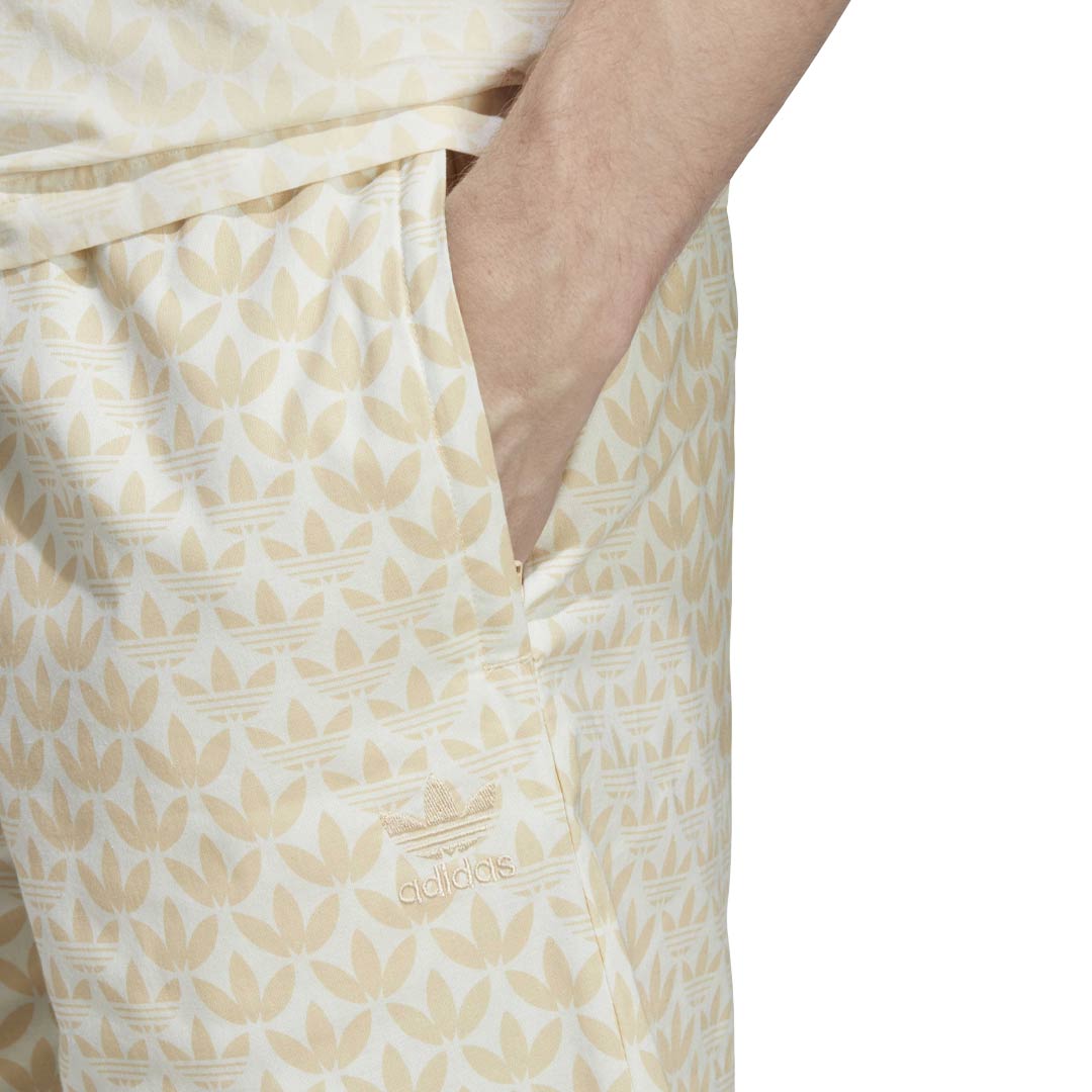 Adidas Men's Monogram Allover Print Athletic Shorts (IC5725) - Perfect for Running, Gym Workouts & Casual Wear