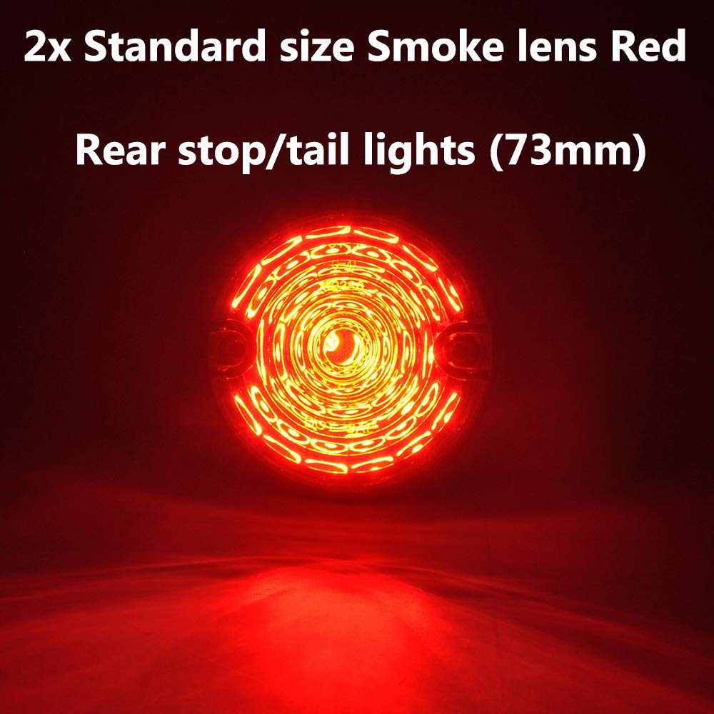 10PCs/Kit Front Rear Reverse Fog Side Lights Smoke Lens Complete LED Lamp Upgrade Kit for Land Rover Defender 1990-2016 - Improve Visibility & Style for Off-Road Adventures & Night Driving