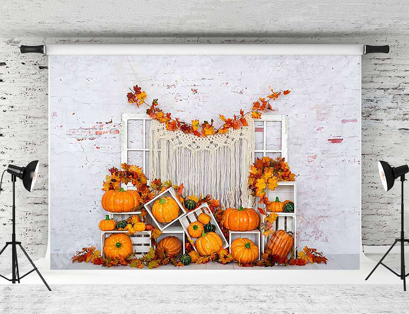 Kate 7x5ft Autumn Harvest Backdrop for Photography | Fall Scene Studio Props