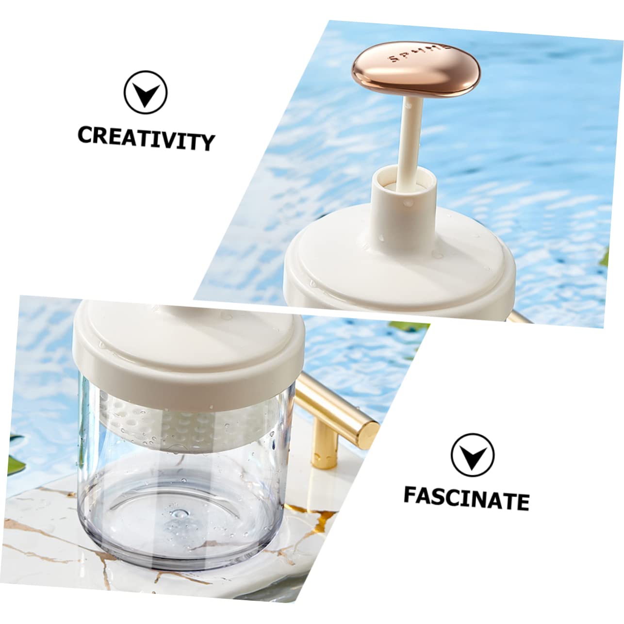 Amosfun Facial Bubble Tool - Electric Soap Frother for Face Wash, Foam Maker for Deep Cleansing | Perfect for Skincare Routine, Travel & Spa Use