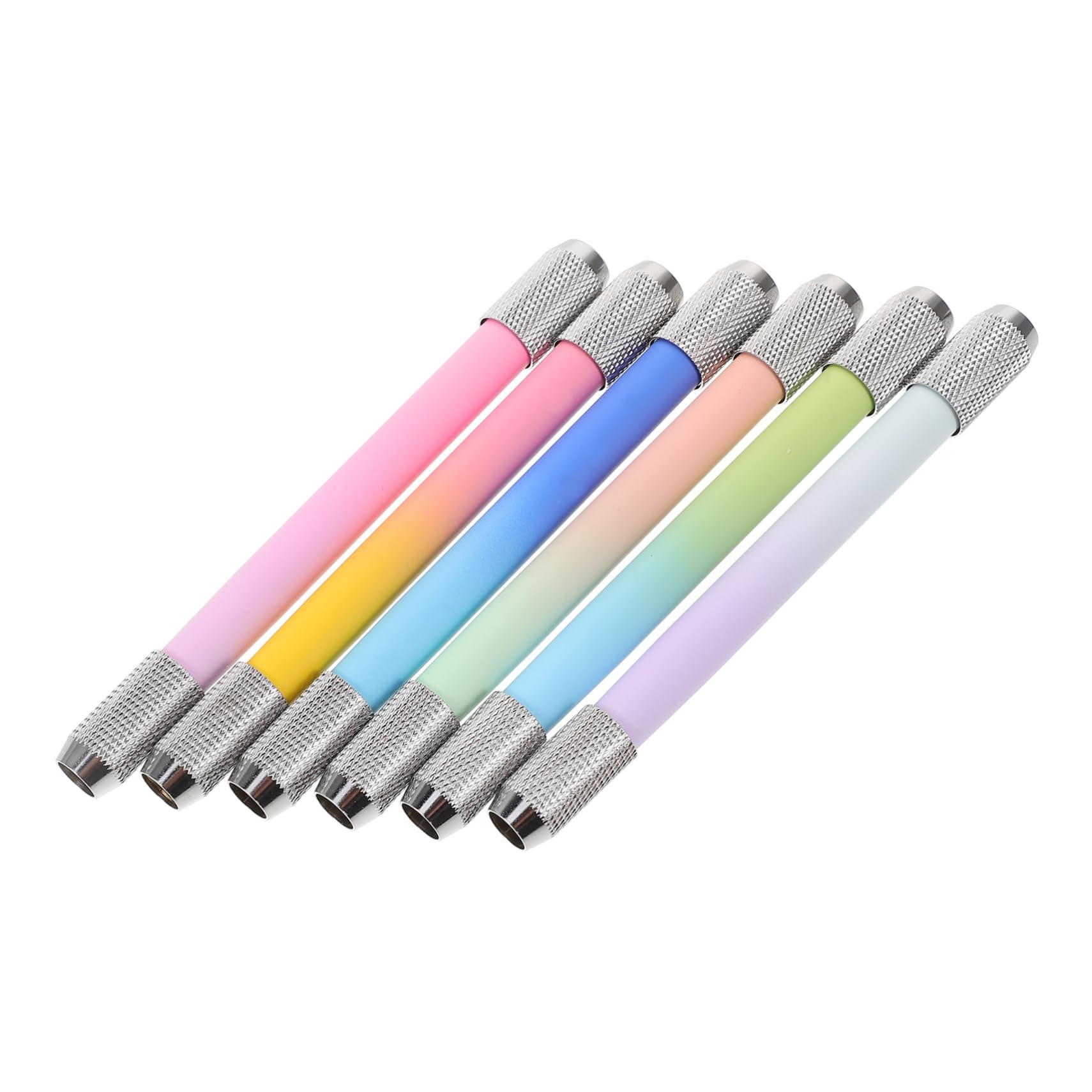 TEHAUX 12-Piece Colored Pencil Extender Set - Metal Pencil Lengthener Holders for Artists & Students - Perfect for Sketching, Drawing & Art Projects
