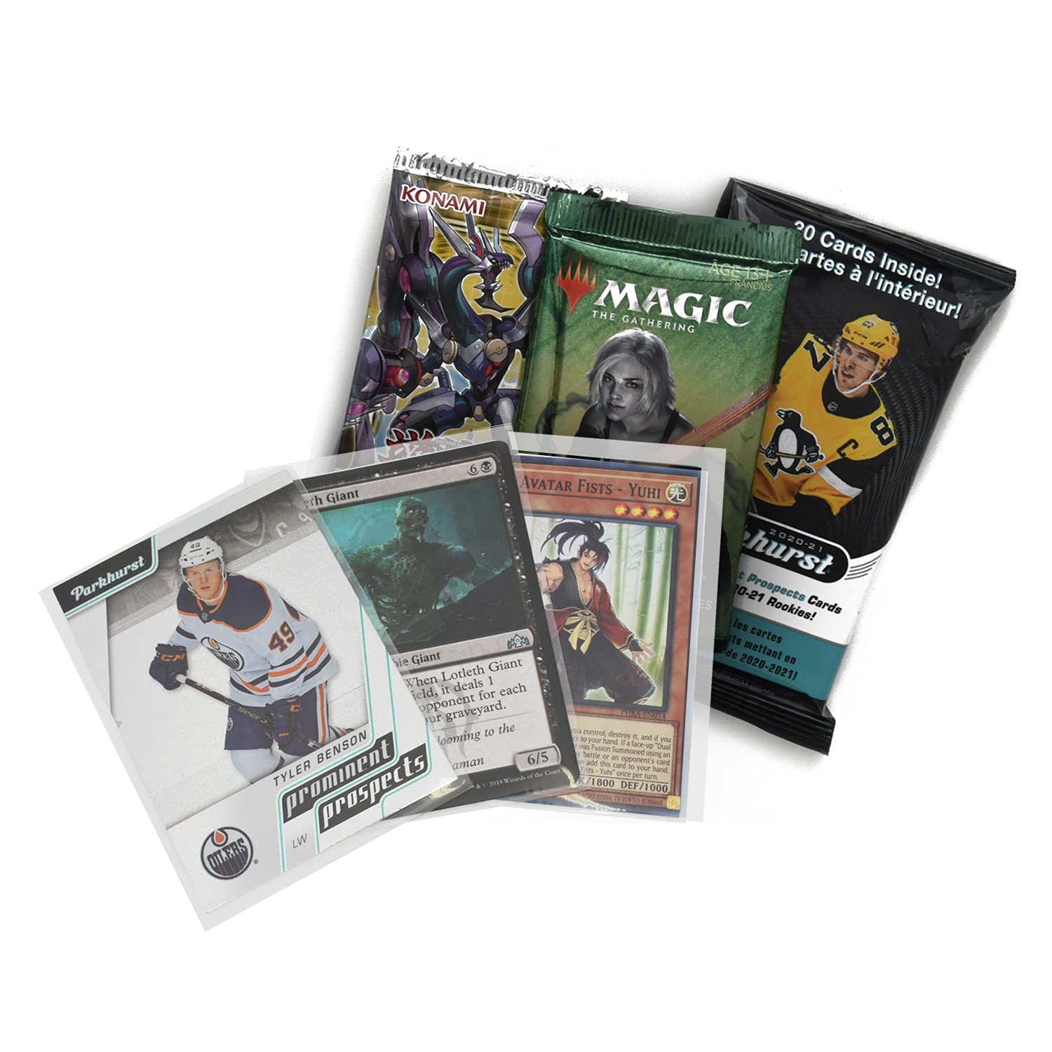 EVORETRO 100 Pack Premium Card Sleeves - Ultra Clear Trading Card Protectors for Pokemon, MTG, Yugioh, Lorcana, Baseball & Sports Cards - Perfect for Collecting, Gaming & Card Storage (67x92mm)