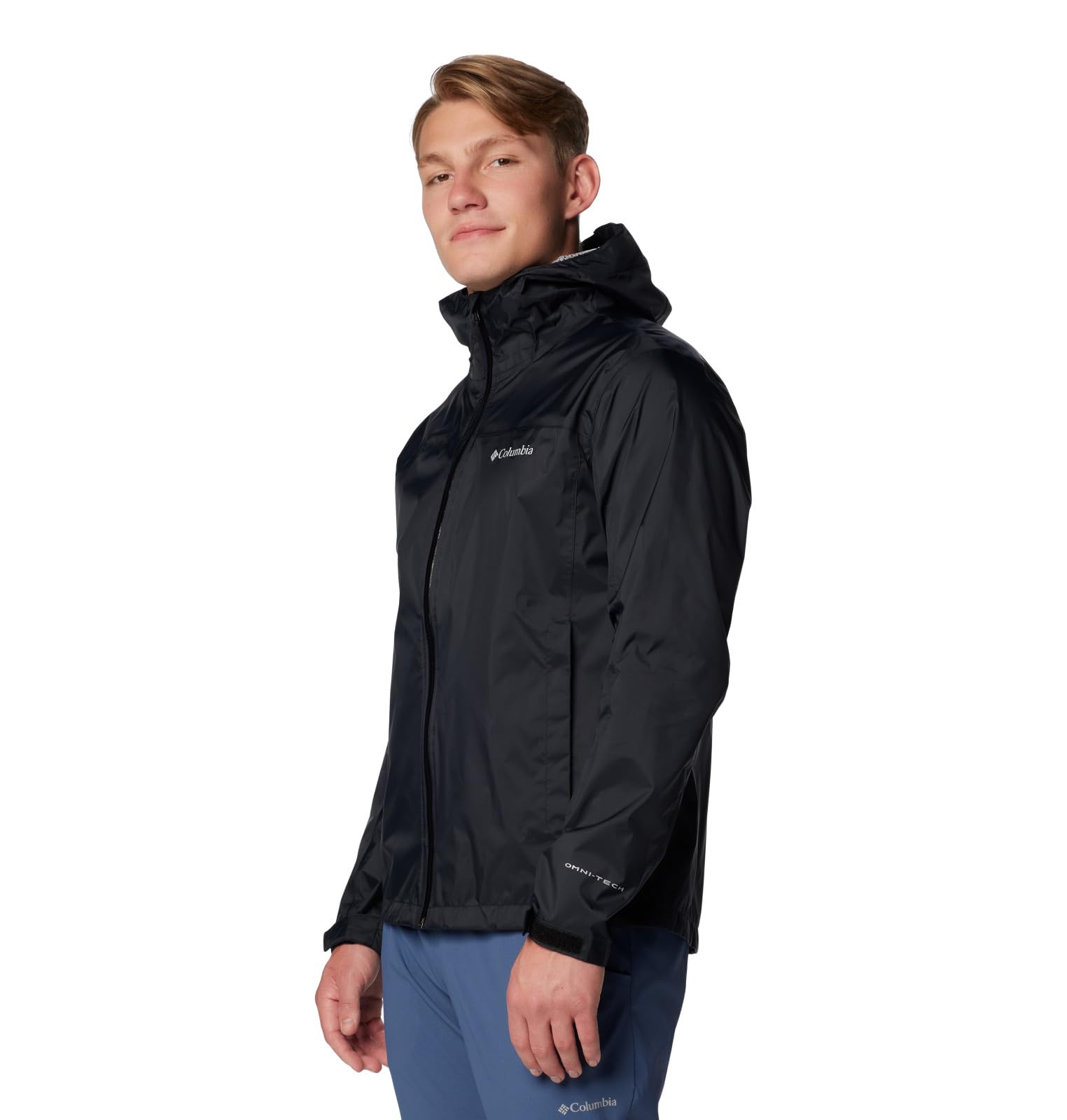 Columbia Men's Evapouration II Waterproof Breathable Jacket - Lightweight Raincoat for Hiking, Camping & Outdoor Adventures