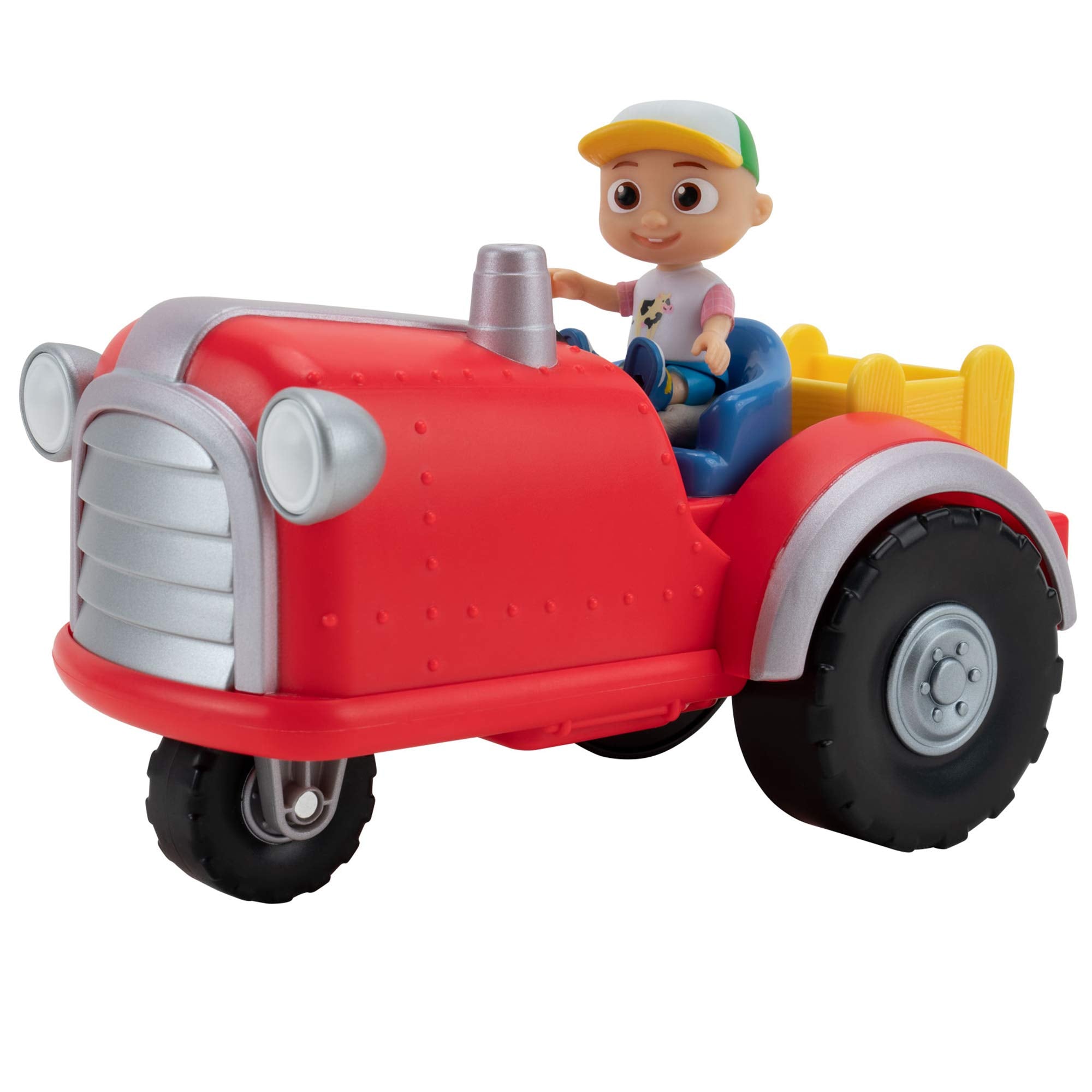 **Cocomelon Official Musical Tractor Toy with Sounds & 3-Inch JJ Figurine – Plays the MacDonald Song – Fun Learning Toy for Toddlers & Kids (Ideal for Playtime, Birthday Gifts & Early Childhood Education)**