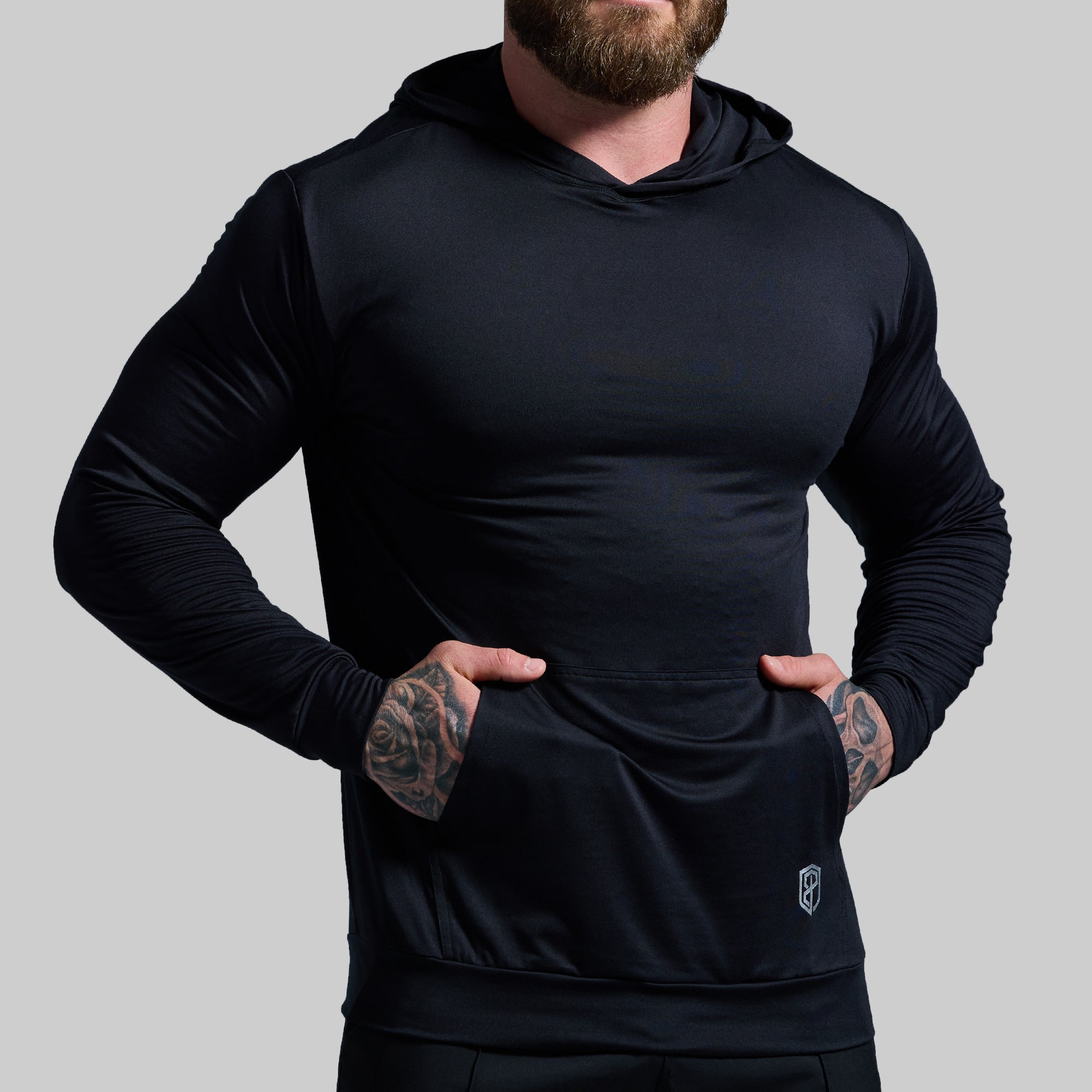 Premium Athleisure Hoodie for Women & Men - Soft Comfortable Fleece-Lined Pullover with Pockets - Black - Perfect for Gym, Yoga, Running & Casual Wear