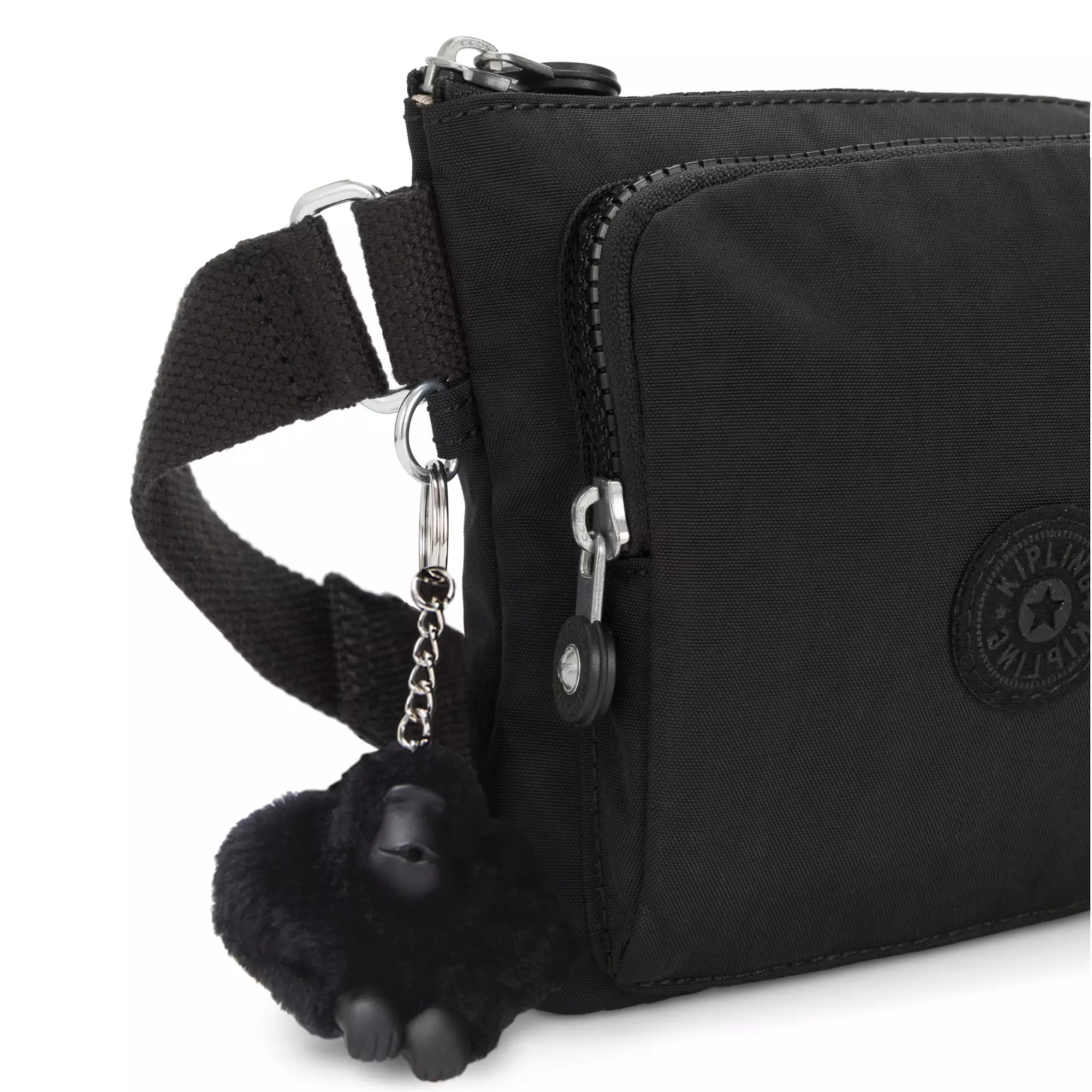Kipling Presto Up Waist Pack - Black Noir Crossbody Bag for Women | Travel, Hiking & Everyday Use