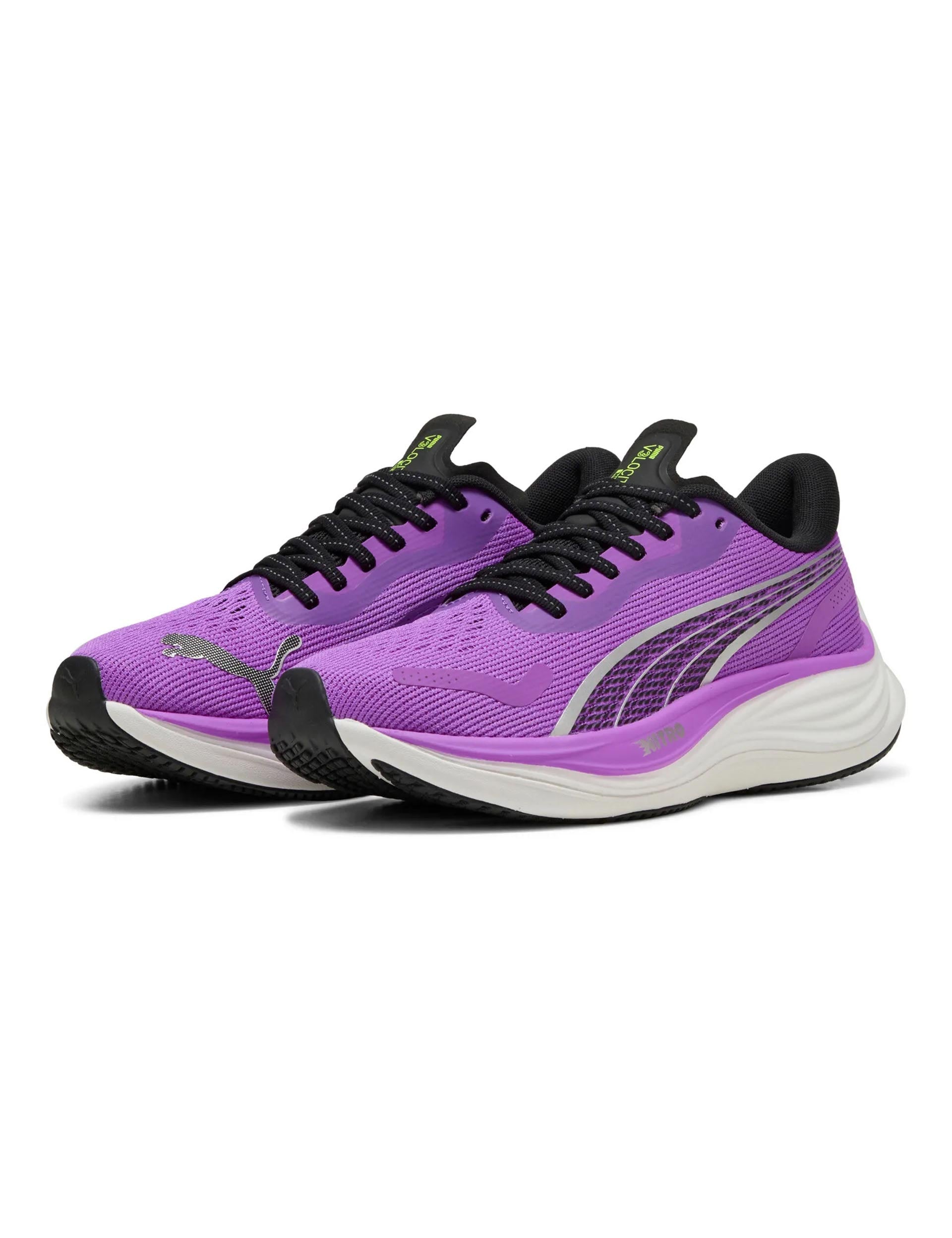 Velocity NITRO 3 Running Shoes for Women - Lightweight & Cushioned Pure Magenta Sneakers - Perfect for Jogging, Gym Workouts & Everyday Wear
