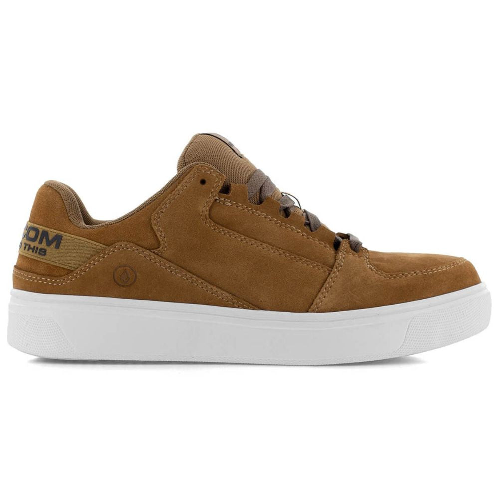 Volcom Unisex Composite Toe Safety CSA Skate Shoe VC30226 - Rust | Durable Work & Skate Shoes for Construction, Warehouse & Outdoor Activities