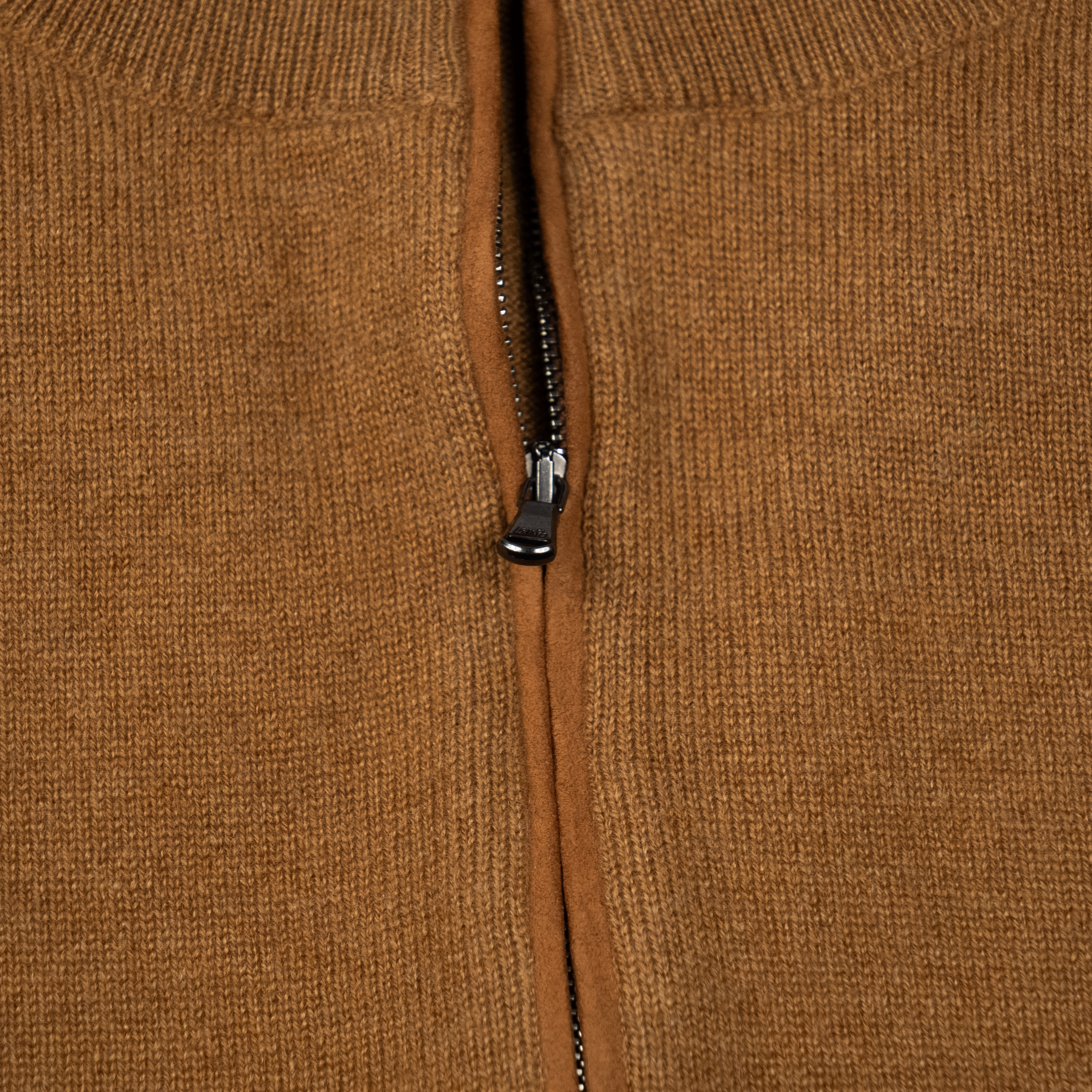 BRUNOTELLI VIC 1/4 Zip Cashmere Sweater with Side Trim - Luxury Soft Warm Pullover for Men & Women - Perfect for Winter, Office & Casual Outfits