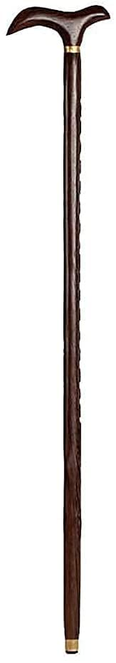 Premium Solid Wood Walking Cane for Seniors - Adjustable Height Wooden Walking Stick for Men & Women - Stylish & Durable Mobility Aid for Hiking, Travel & Daily Support