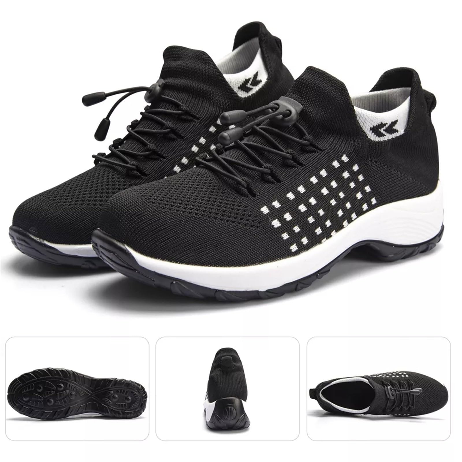 **Women's Lightweight Running Shoes - Slip-On Tennis Sneakers for Walking, Non-Slip Athletic Shoes - Comfortable for Jogging, Gym & Casual Wear**