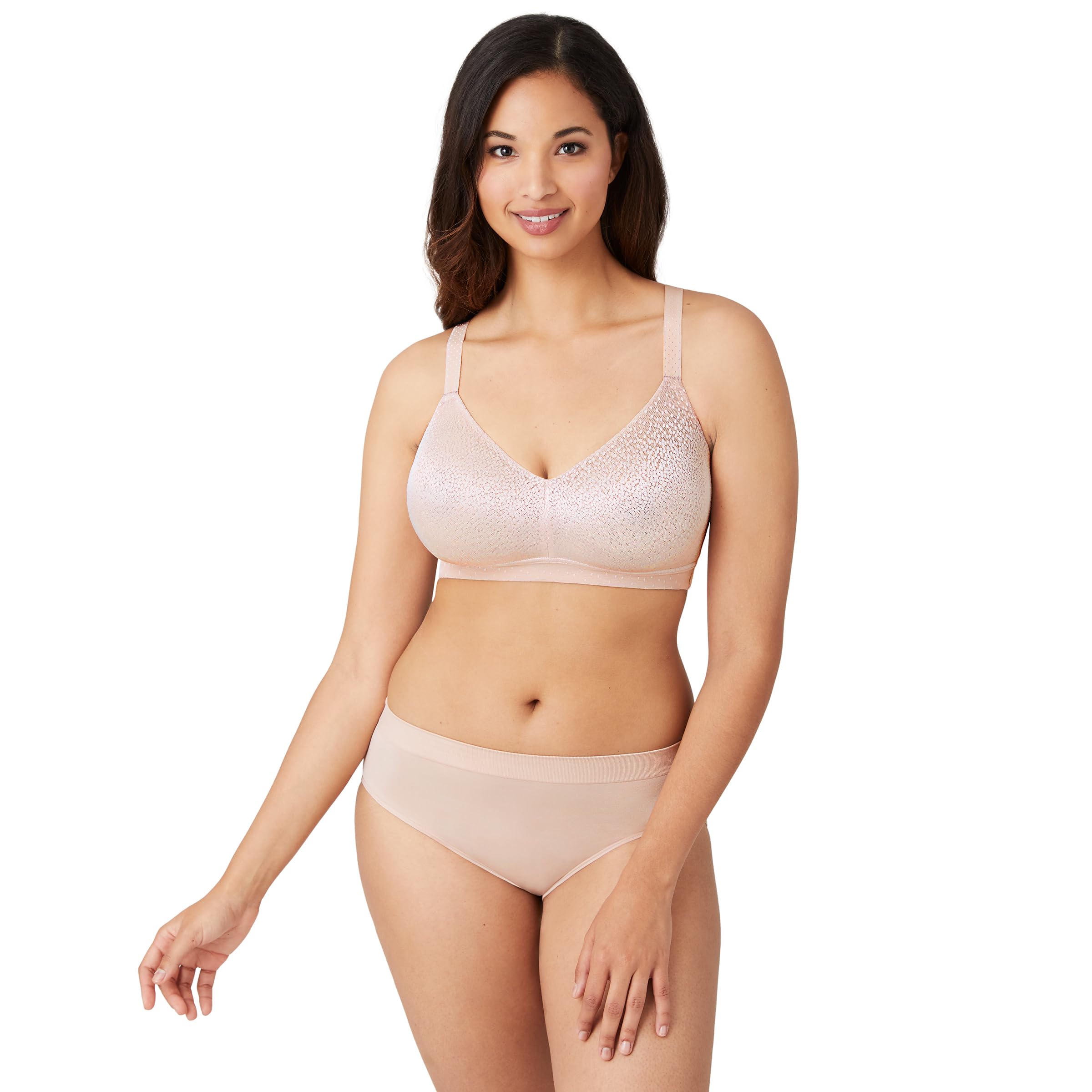 Wacoal Women's Back Appeal Wire Free Bra - Comfortable Seamless Support for Everyday Wear, Yoga & Lounge