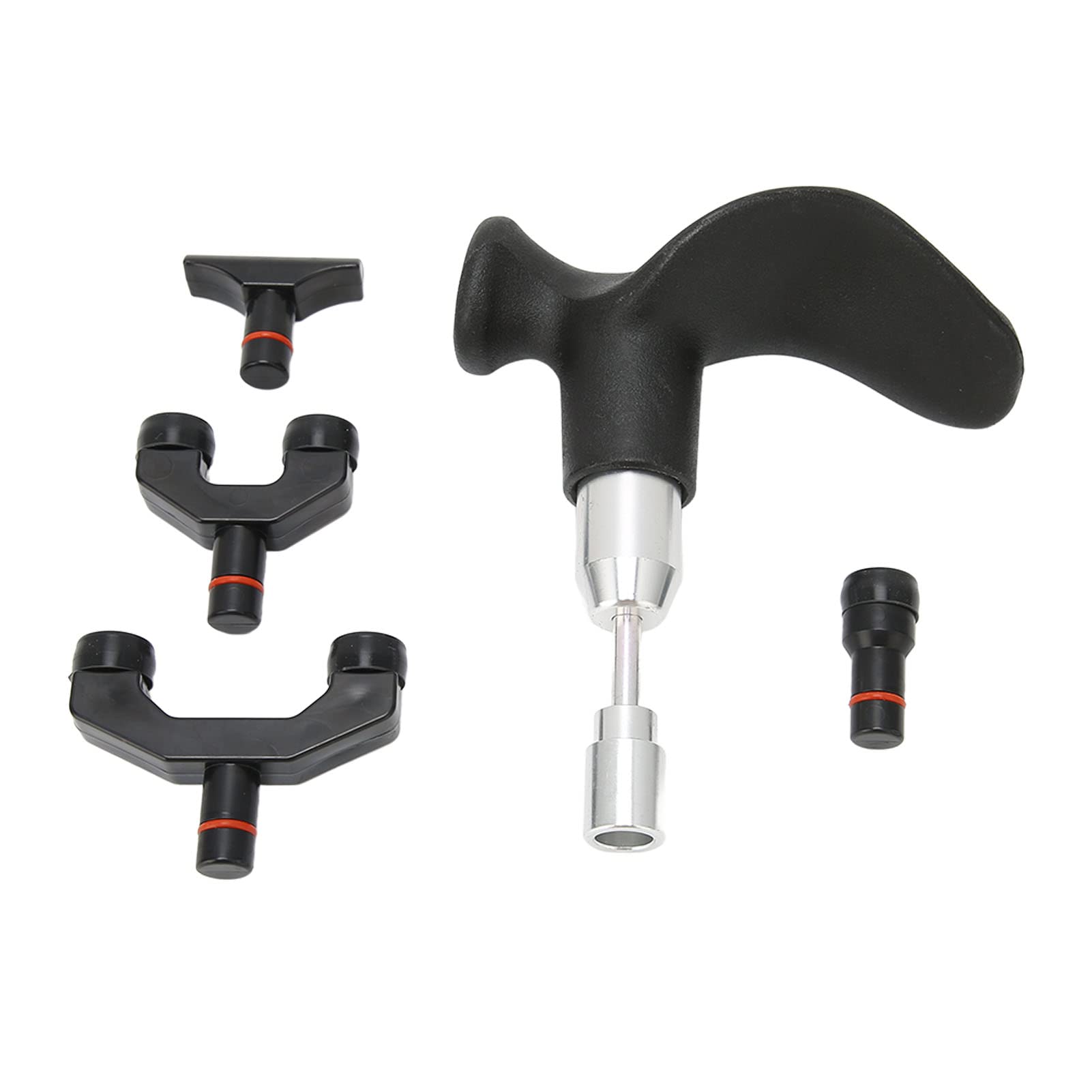 T-Shaped Deep Tissue Massage Gun - Portable Trigger Point Therapy for Muscle Pain Relief, Ergonomic Acupressure Physio Massager for Back, Neck & Shoulders | Perfect for Athletes, Office Workers & Home Use