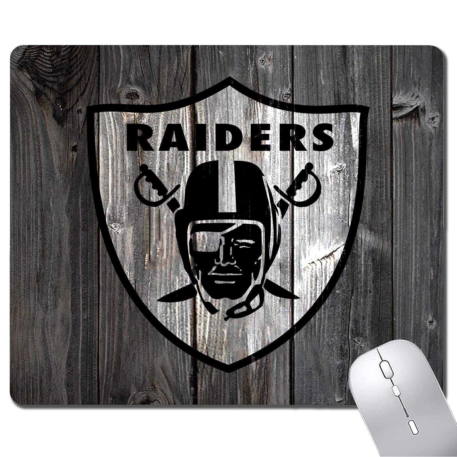 Premium Wood Grain Design Non-Slip Gaming Mouse Pad - Large Computer Desk Mat with Rubber Base for PC, Laptop & Office Work | Perfect for Gaming, Work & Home Office Setup