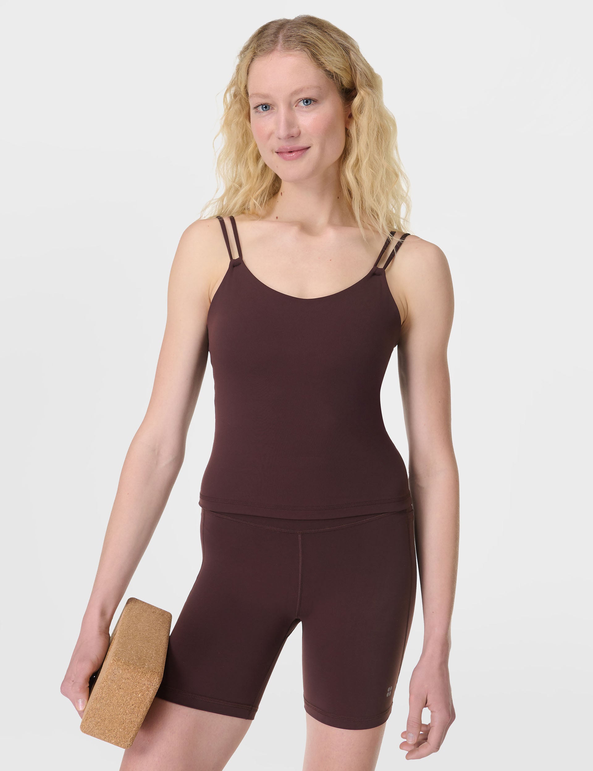 Ultimate Studio Strappy Vest in Sable Brown - Women's Fashion Layering Piece for Casual & Evening Outfits