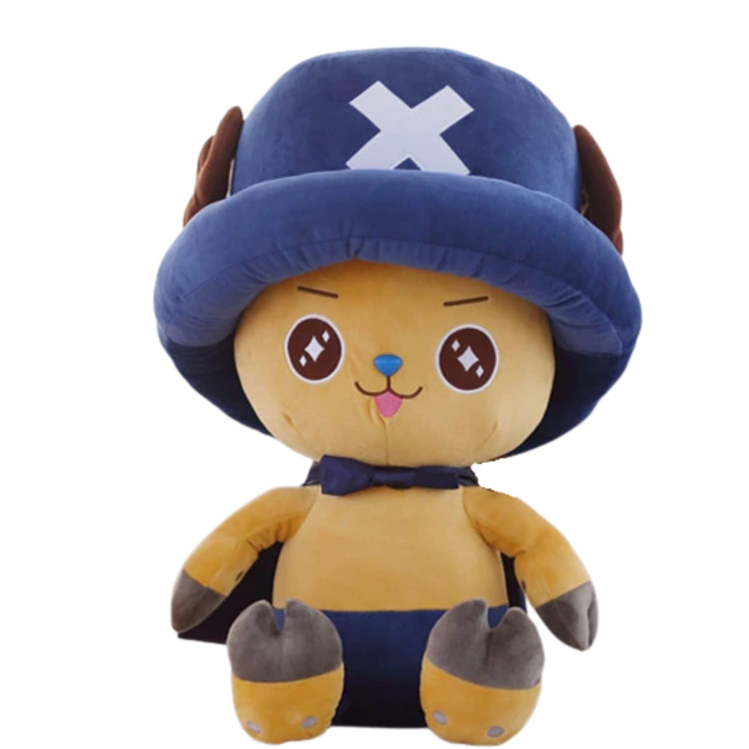 Tony Tony Chopper Plush Toy - Super Soft 80cm Fluffy Stuffed Animal Doll from Japanese Anime One Piece - Perfect Christmas & Birthday Gift for Kids & Anime Fans - Great for Cuddling, Room Decor, and Anime Collections (Blue)