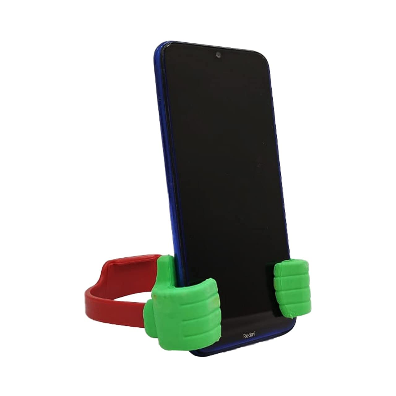 Flexible Thumbs Up Phone Stand Holder - Adjustable 4 Inch Universal Mobile & Tablet Cradle for Desk, iPhone, Android - Set of 2 (Multicolor) | Perfect for Home Office, Video Calls, Watching Movies & Hands-Free Reading