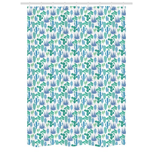 Blue Green and White