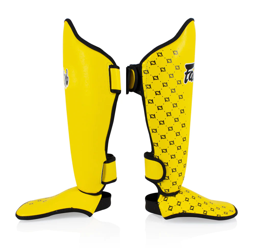 Fairtex SP5 Competition Muay Thai Shin Guards - Premium Kickboxing & MMA Protective Gear for Training & Fighting
