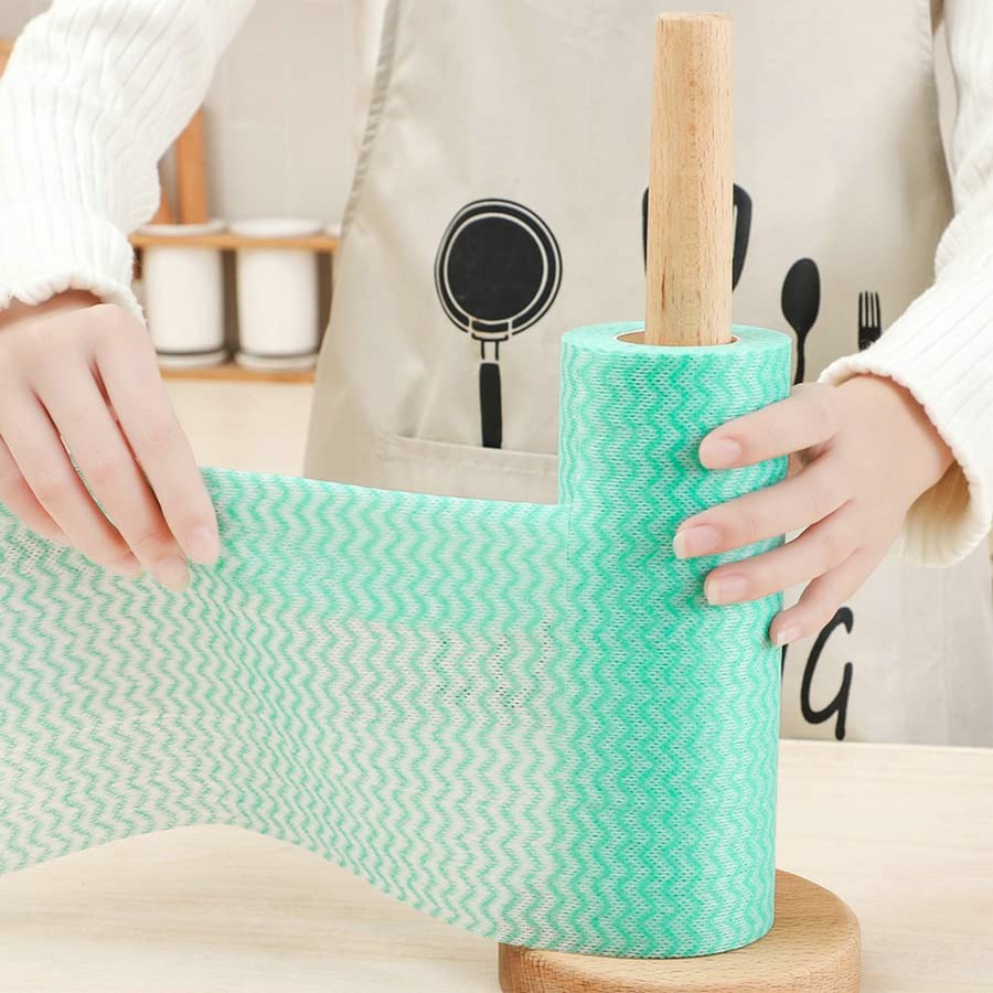50PCS Reusable Kitchen Cleaning Rags - Scouring Pads for Dishes & Countertops