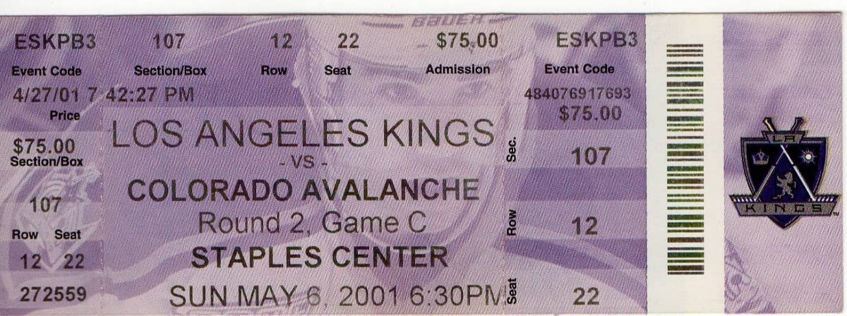 Cindy Crawford Signed Autographed Hockey Game Ticket - Authentic JSA Certified Memorabilia (RR32154) - Perfect for Sports Collectors & Supermodel Fans, Great Display Piece for Man Caves & Memorabilia Rooms