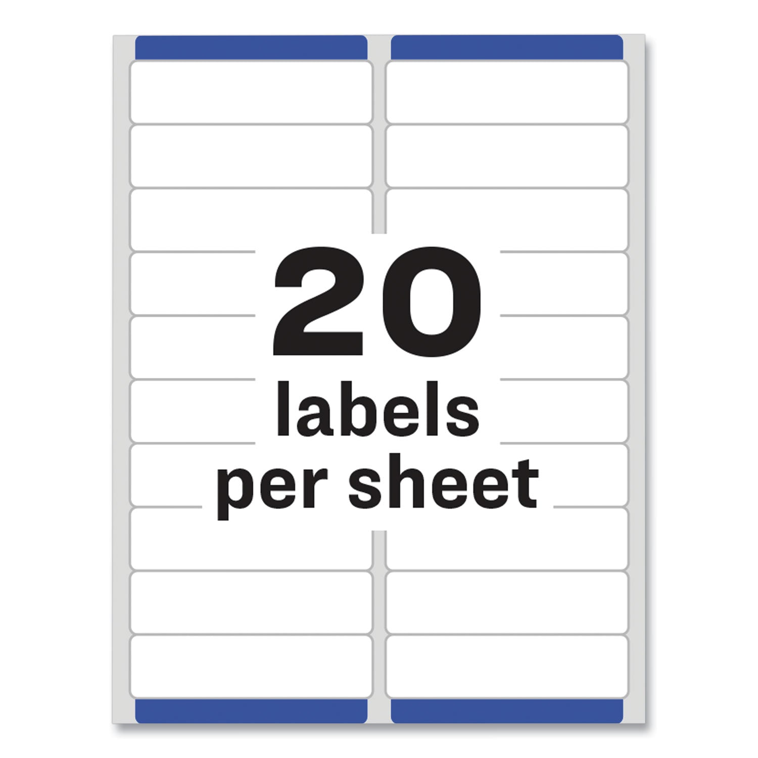 Avery® Easy Peel White Address Labels with Sure Feed Technology for Laser Printers, 1