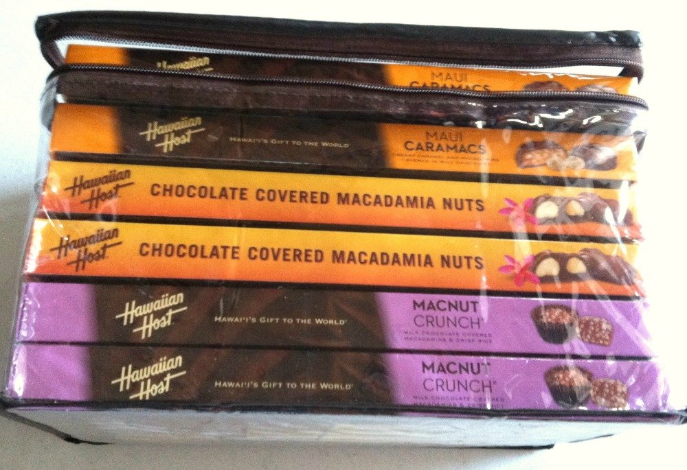 Premium Chocolate Covered Macadamia Nuts Variety Pack - 6 Pack (Maui Caramacs, MacNut Crunch, Dark & Milk Chocolate) - Gourmet Hawaiian Snacks for Gifts, Parties & Dessert Lovers